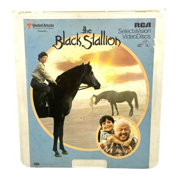 United Artist The Black Stallion Selectavision Videodisc CED Laserdisc Disc - Picture 1 of 6